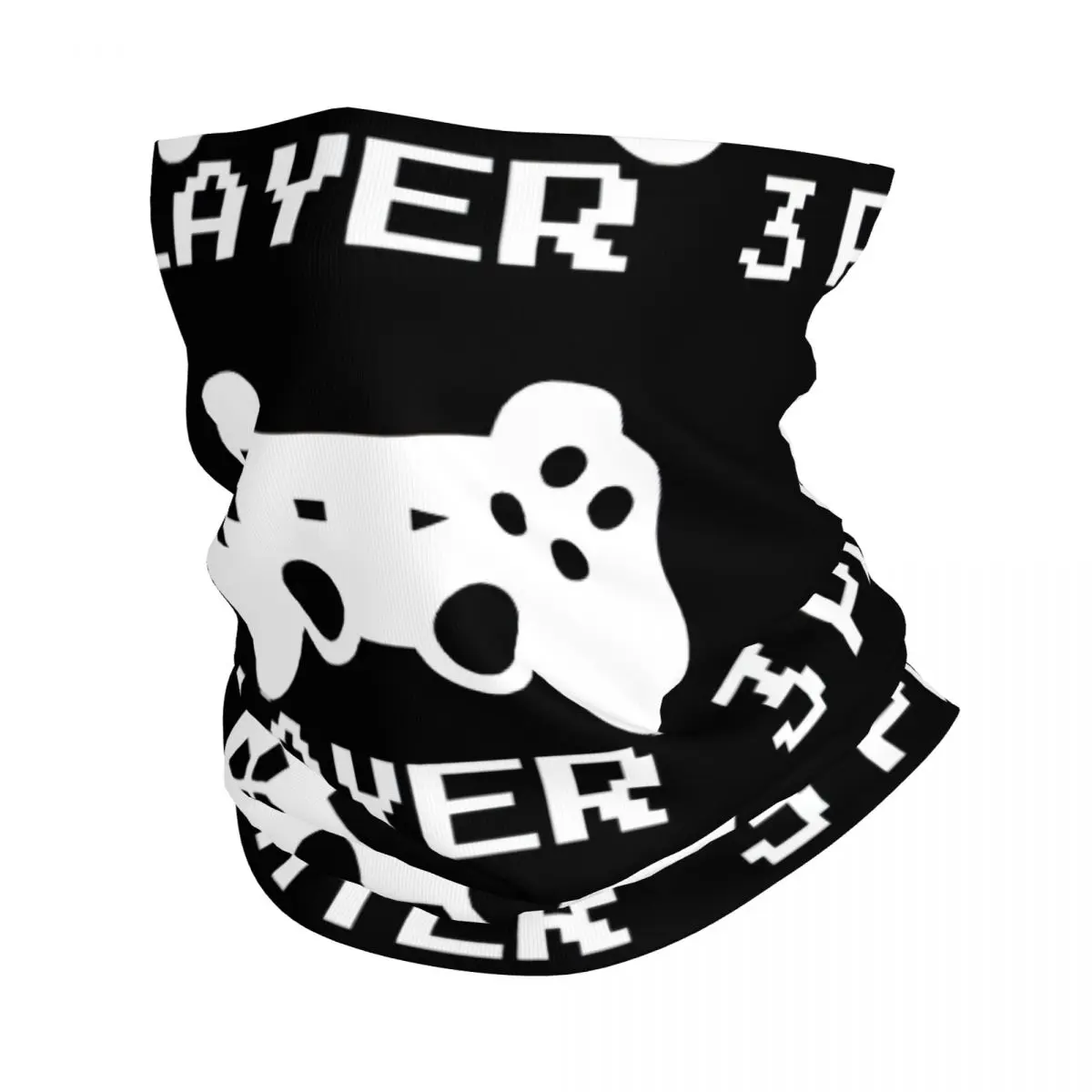 Player 3 Controller Baby One-Piece Scarf Neckerchief Neck Face Mask Polyester