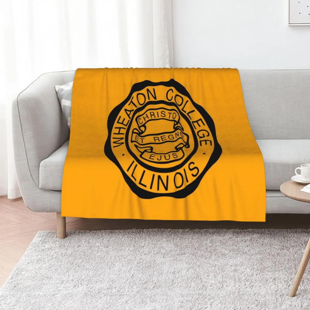 

Wheaton College (Illinois) Throw Blanket Warm Luxury Designer Loose Luxury Thicken Blankets