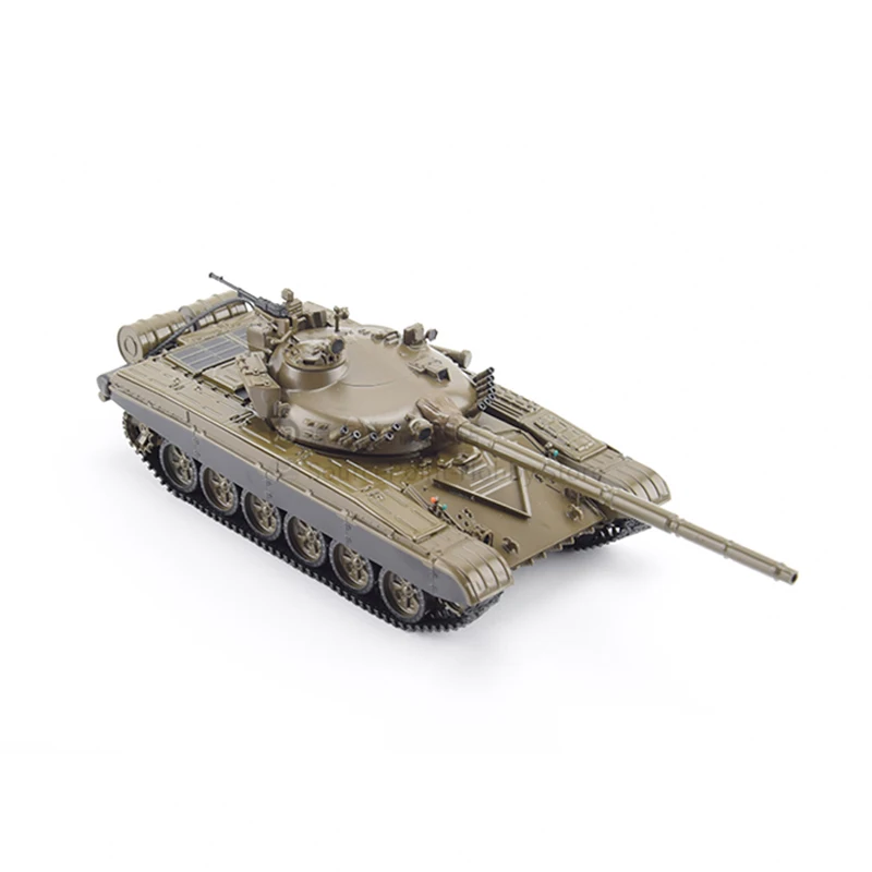 1:43 Scale Diecast Alloy T-72A Soviet Main Battle Tank Model NT001 Militarized Combat Track Type Classic Toy Gift Static Display