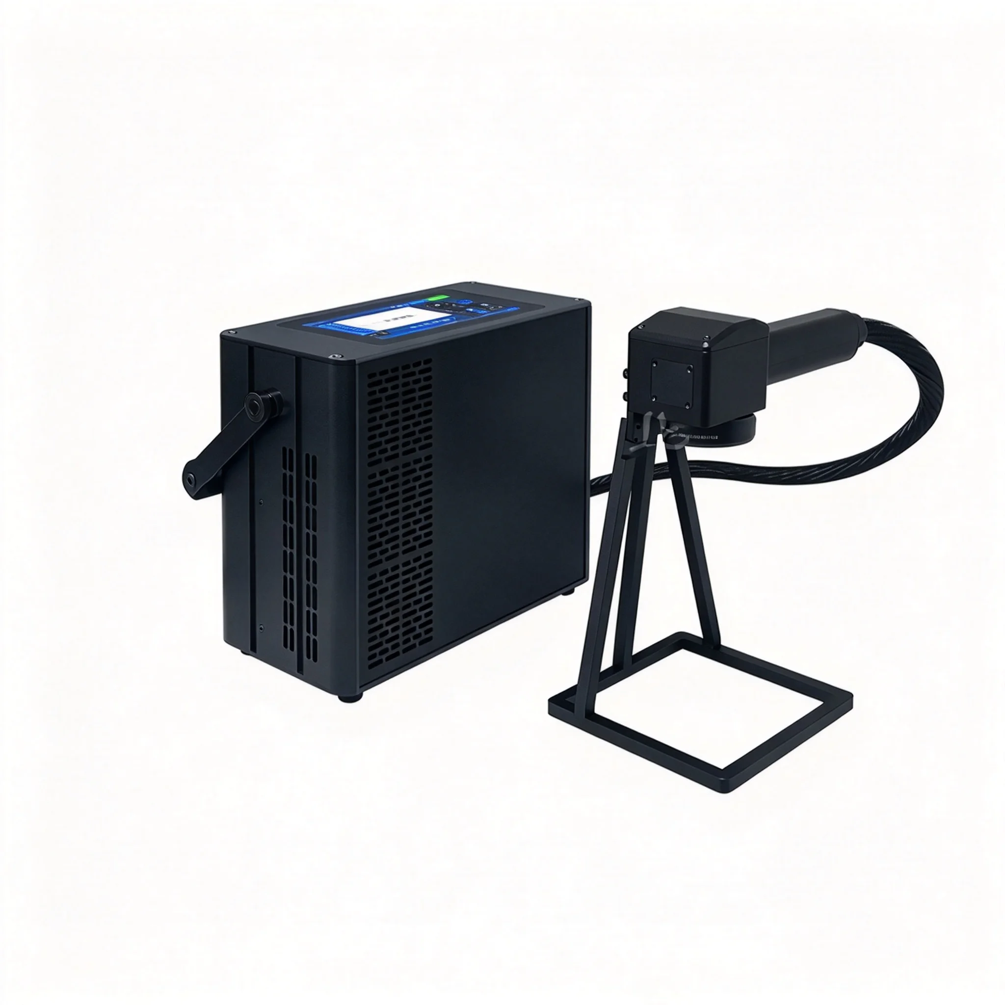 LY New Mini Wireless Handheld Lithium Battery Fiber Laser Nameplate Marking Machine Laser Engraver 20W 30W 50W Optional