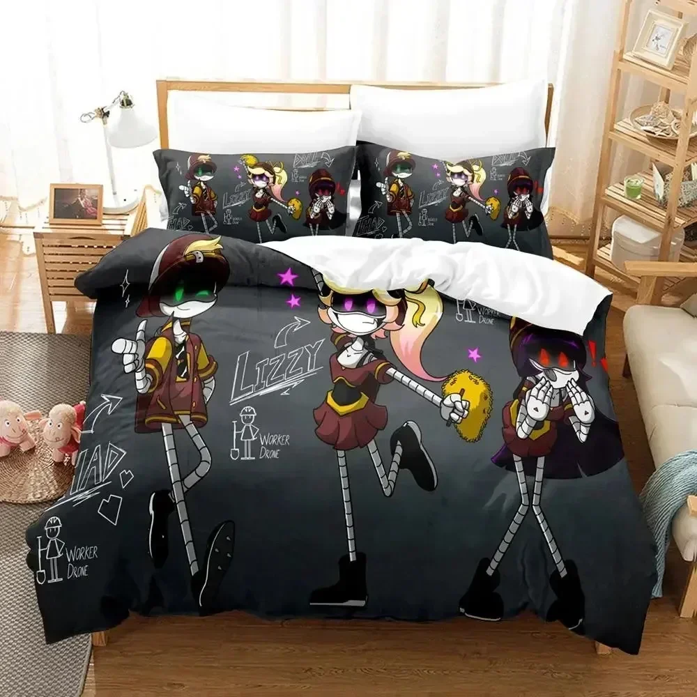 

New 3D Print Anime Murder Drones Bedding Set Bedroom Soft Modern Bedspreads Comefortable Duvet Cover Quilt Cover And Pillowcase