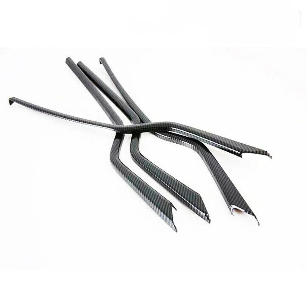 

Углеродное волокно выглядит декоративную полоску внутренней двери, подходящую для Tesla Model S 2013-21