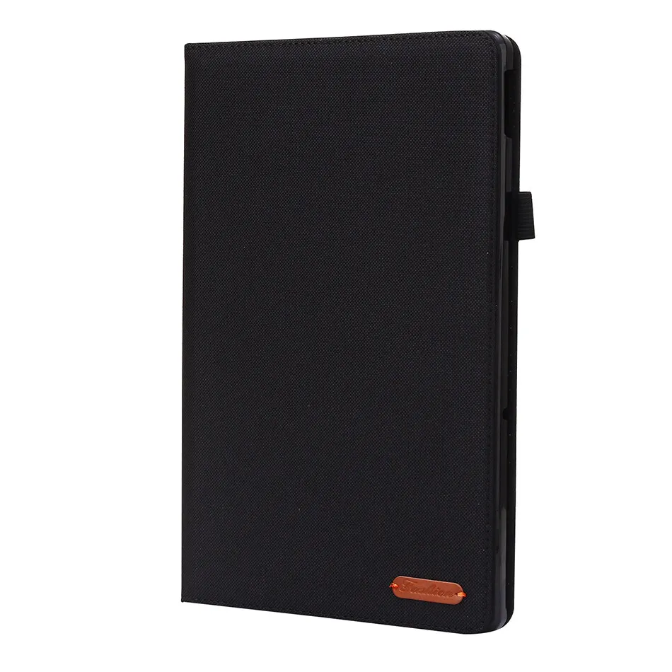 Magnet Fabric Leather Case with Auto Sleep Wake UP Pen Holder for Lenovo Tab M10 Plus Smart Cover 2022 3rd gen TB-125FU