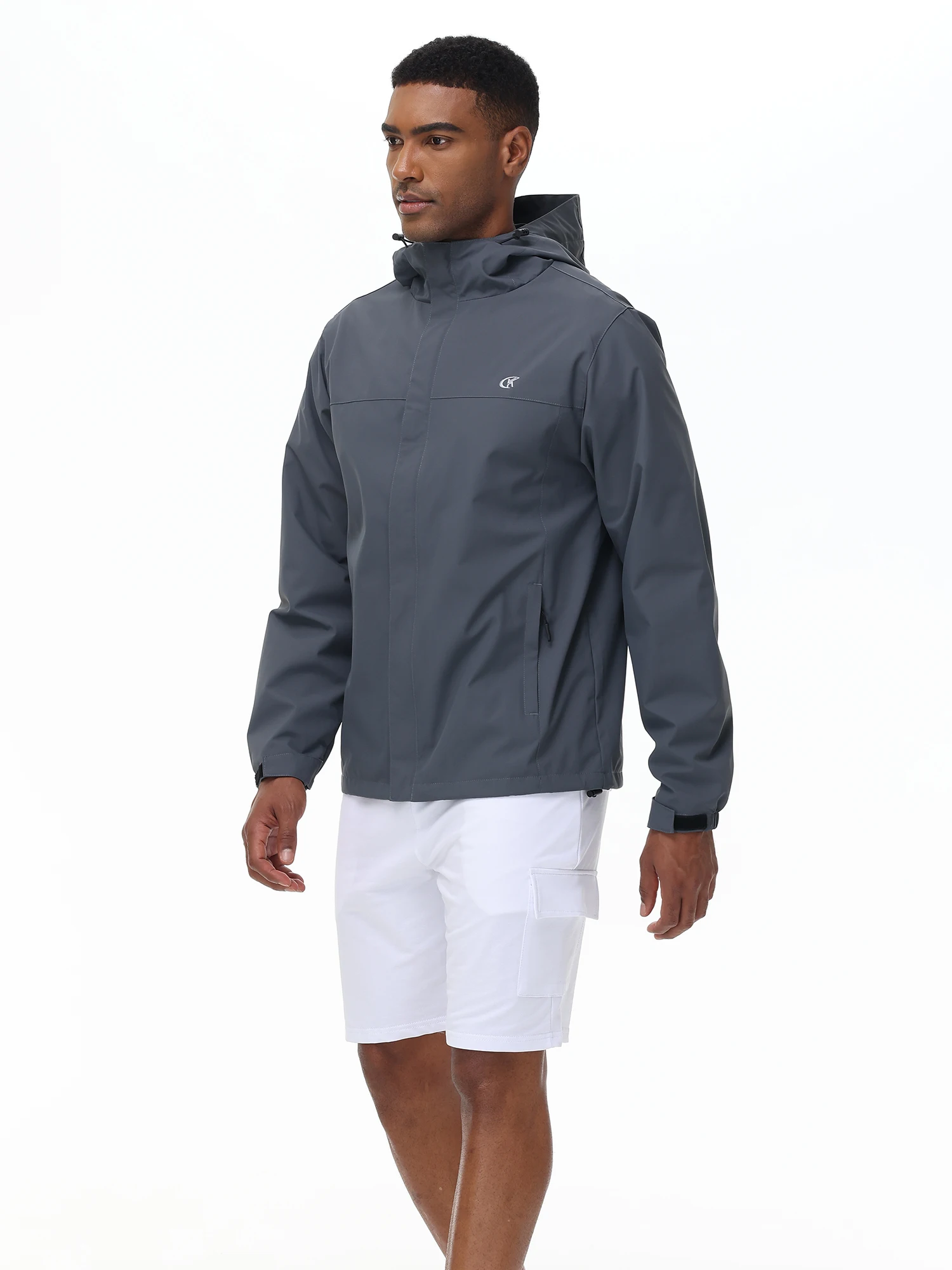 Chaqueta a prueba de viento e impermeable para hombre, abrigo informal para exteriores, deportes clásicos y delgados, traje de asalto de Montañismo al aire libre