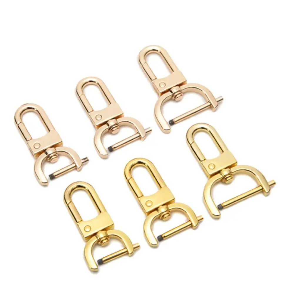 Metal Removable Hook Trigger Clip Belt Buckle Hook Easy Repair Leather Craft Bag Belt Screw Carabiner 16/20/25mm
