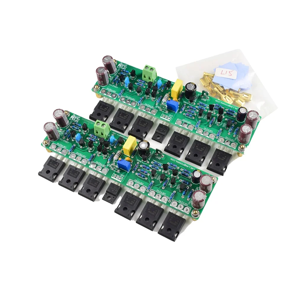

1pair L15 MOSFET Stereo Amplifier Board 2-Channel AMP 300W 8R CLASS I P240 I P9240 Amplifier Board Audio