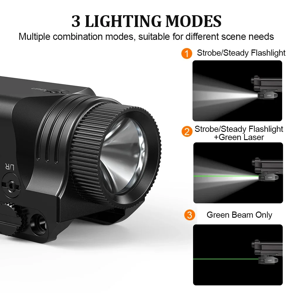 Projecteur de visée laser à charge magnétique pour odor, batterie au lithium intégrée, 1073