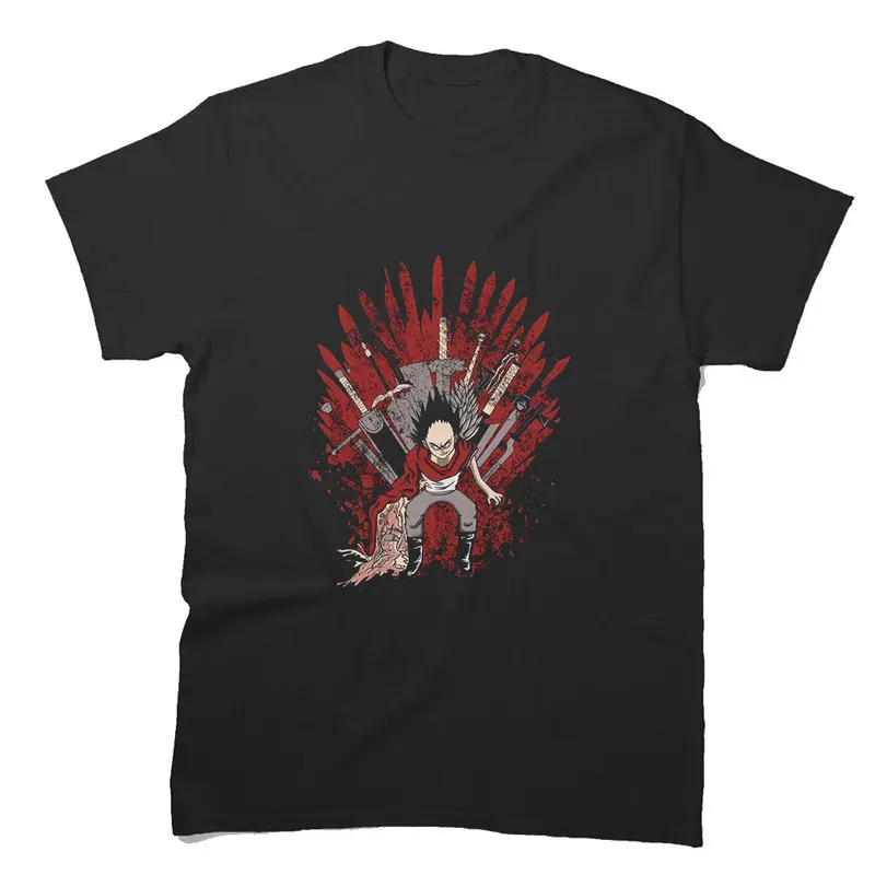 Akira Cyberpunk City Explosion Gift T‑Shirt Katsuhiro Otomo Retro Manga Shotaro Kaneda Neo‑Tokyo Anime Print Short Sleeve Tops