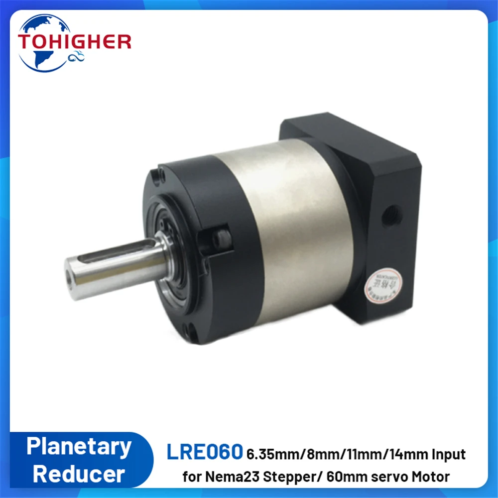 

Round Output Flange Nema23 Motor Reducer Planetary Gearbox Step-down Gearbox 200/400W Servo Motor Speed Reducer for Packer Robot