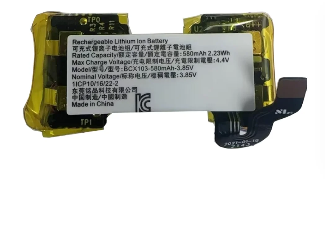 for DJI Action 2 Osmo BCX103 vlog 3.85V/580mAh camera battery cell