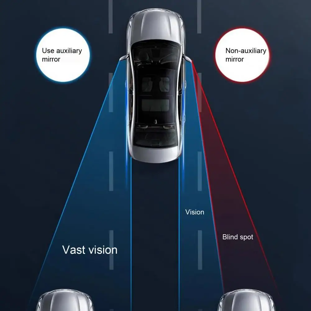 

Car Blind Spot Mirrors Universal Car Fit Automotive Blind Spot Mirrors Small Round Adjustable 360 Degree Rotating Wide Angle Car