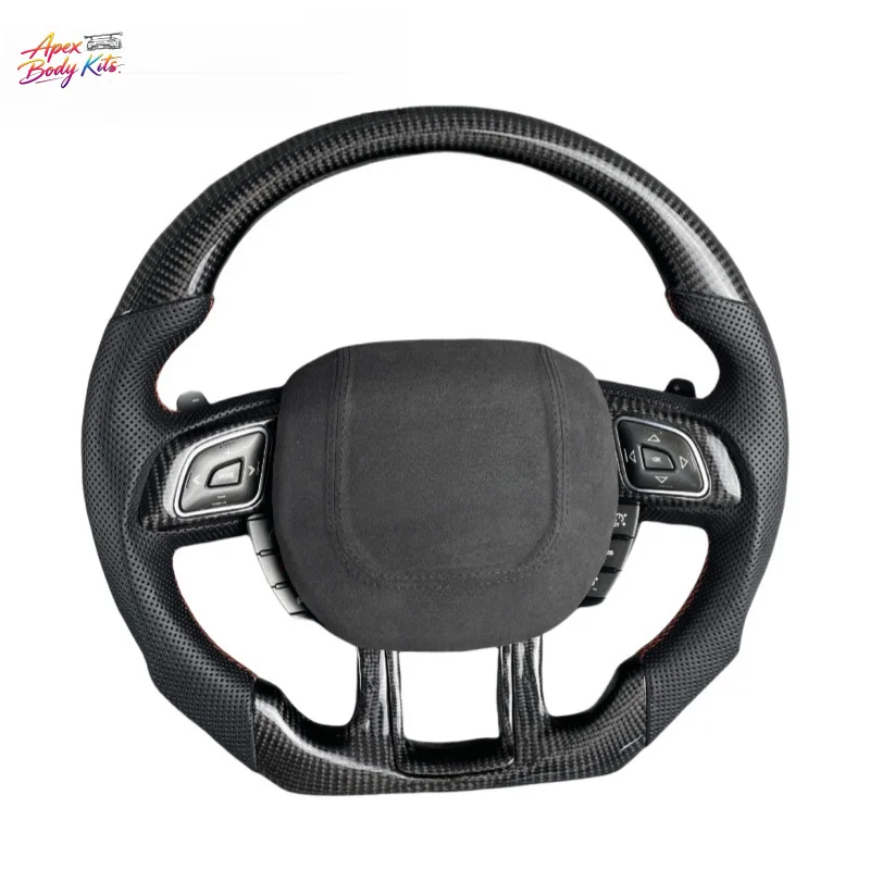 For Land Rover Evoque Sport Flat Bottomed Carbon Fiber Upgrade and Customized Modification Steering Wheel