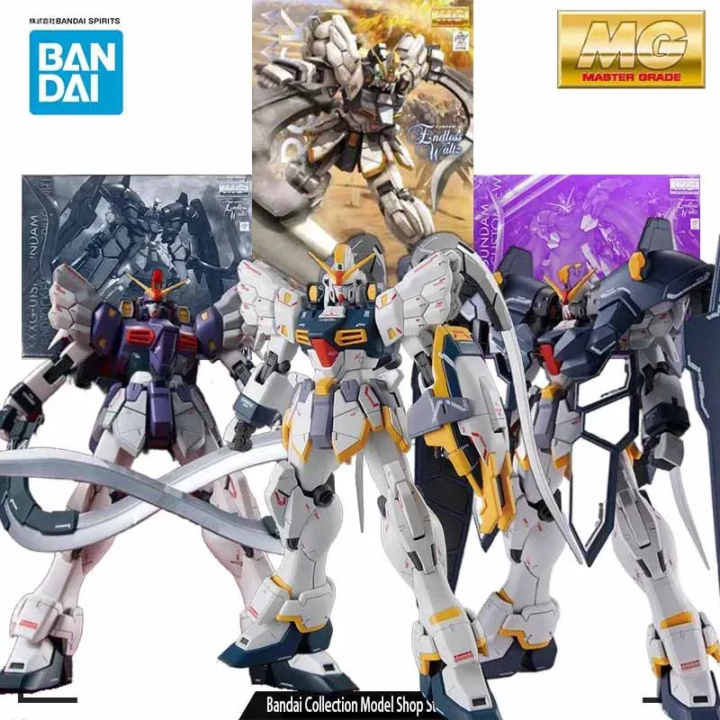 Bandai Original MODEL KIT GUNDAM MG  Gundam Sandrock Custom  1/100 Anime Action Figure Assembly Model Toys  Model Gifts For boys