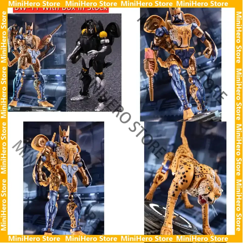 

In Stock Original Beast Wars BW-11 Cheetor Action Figure 1:18 ABS PVC Collectible Toy