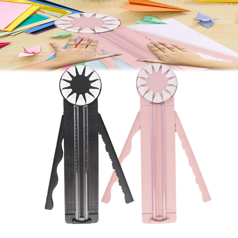 12 In 1 360 RotaryCircular Paper Cutter Knife DIY Handmade Compass Knife Cutting Edge Artifact Scrapbooking Cards Cutters