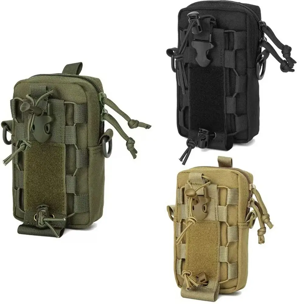 

Zipper Hiking Waist Bags Oxford Cloth Large Capacity Water Bottle Pouch Adjustable Strap With Strap Sports Phone Bag Cycling