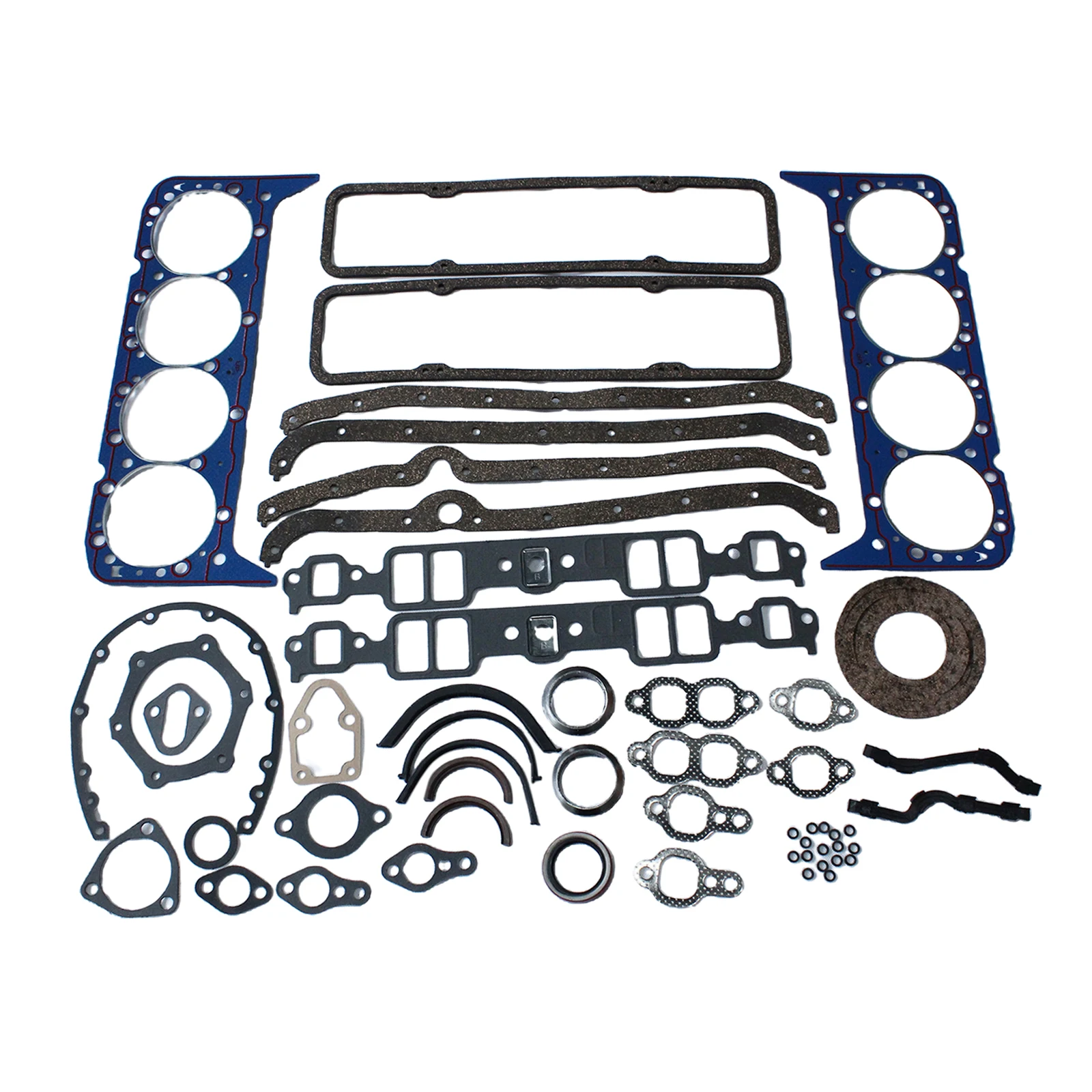 Car Engine Pro Overhaul Gaskets Kit for SBC 283 302 327 V8 Engines 1957-1979