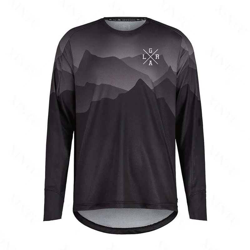 

Men's motorcycle lrga jersey MTB BMX mountain bike T-shirt Long sleeve downhill loose rider jersey MX endurance race clothing