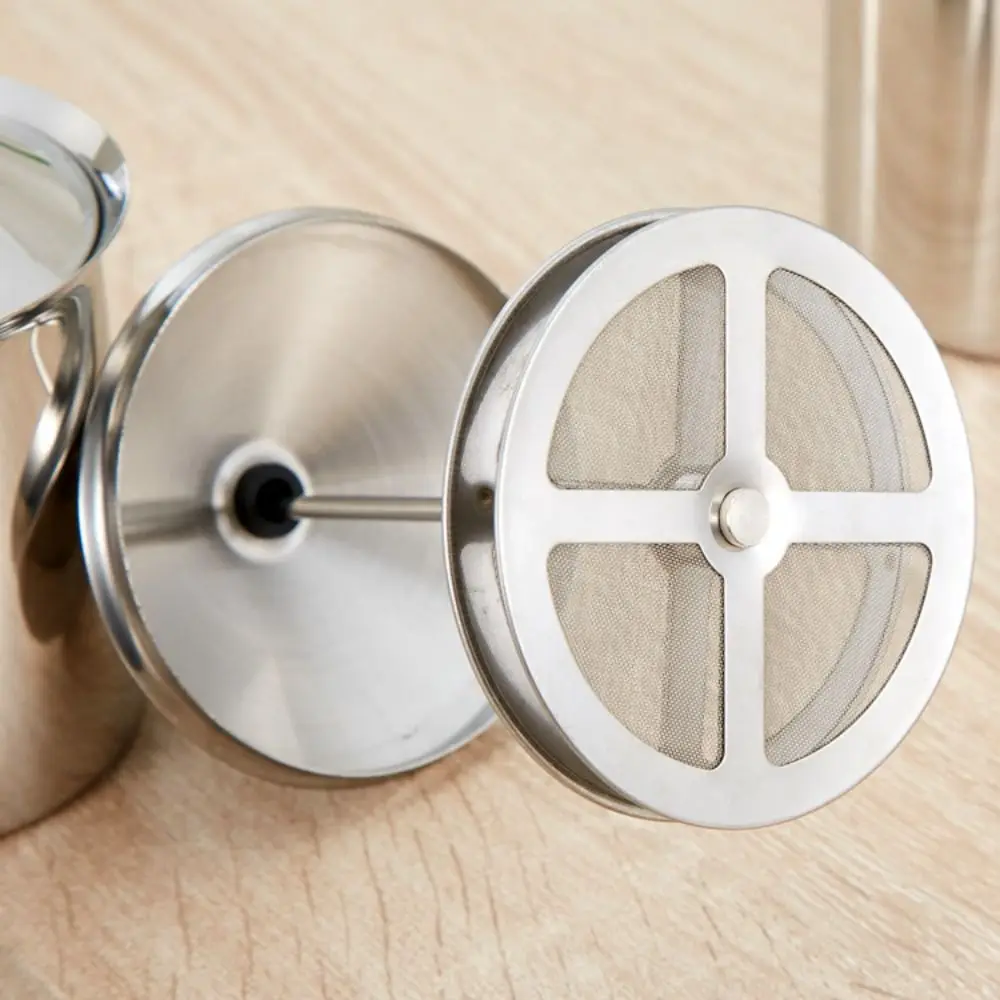 

Stainless Steel Milk Frothing Mug Cup 400ML Coffee Preparation Coffee Foamer Frothing Mug Double Mesh Coffee Mixer Foam Maker