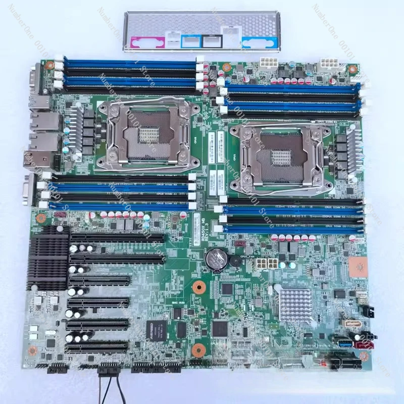 RD450X Dual X99 server main board 2680v4 support NVMEM.2 DIY ALEO six card