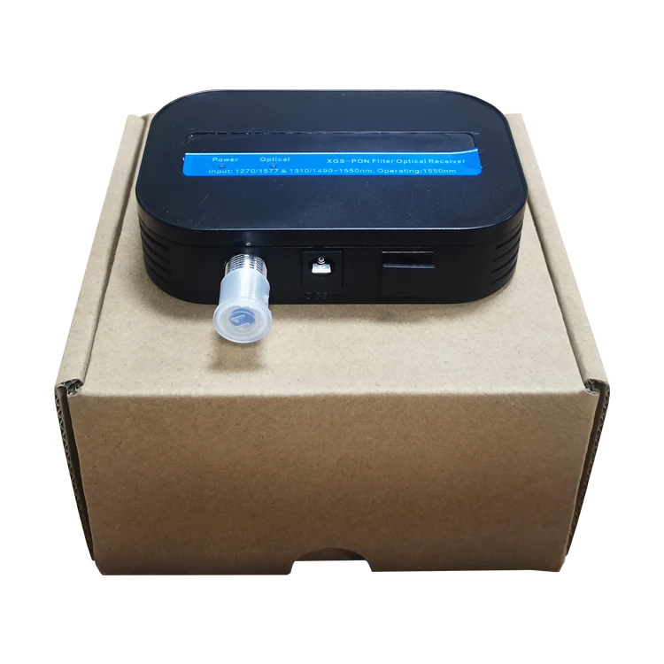 Оптический приемник ZISA RX100G FTTH AGC, минимод CATV, 1550 нм, от -12 до -2 дБм, управление AGC, фильтр 82 дБВ, сеть IP/TCP