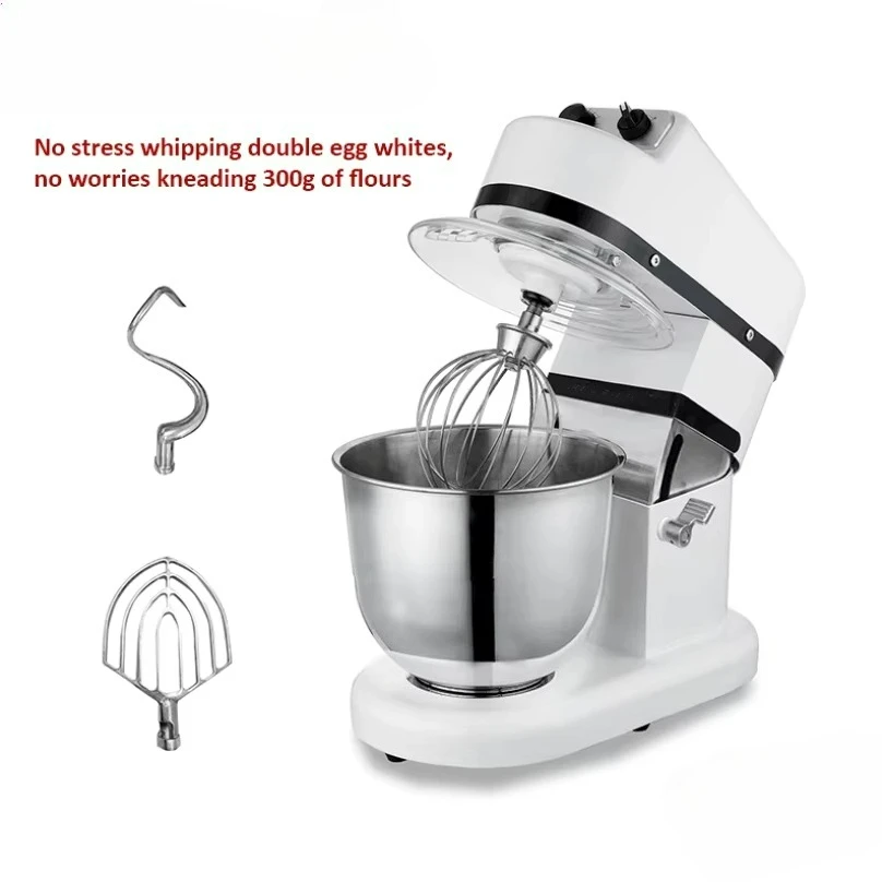 الكهربائية 8L سطح الطاولة الفولاذ المقاوم للصدأ كعكة كريم العجين خلط خلاطات الطعام لمعدات المخابز التجارية