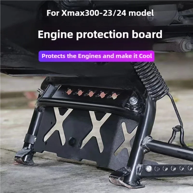 

Для моделей 23-24, модифицированная защита масляного поддона двигателя Yamaha XMAX300, защитная крышка шасси, матовая черная защитная крышка двигателя
