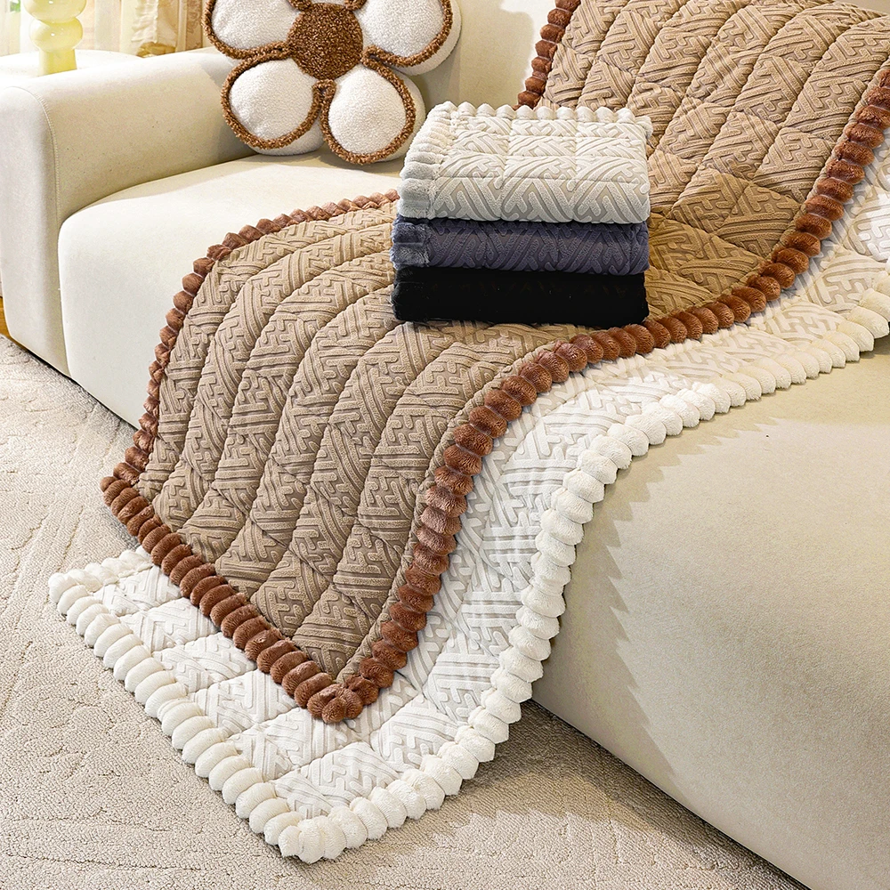 Multi Color anti Slip Sofa Cushion, Dust-Proof, Machine Washable, Suitable for Pet Use, Protective Sofa, Home Decoration