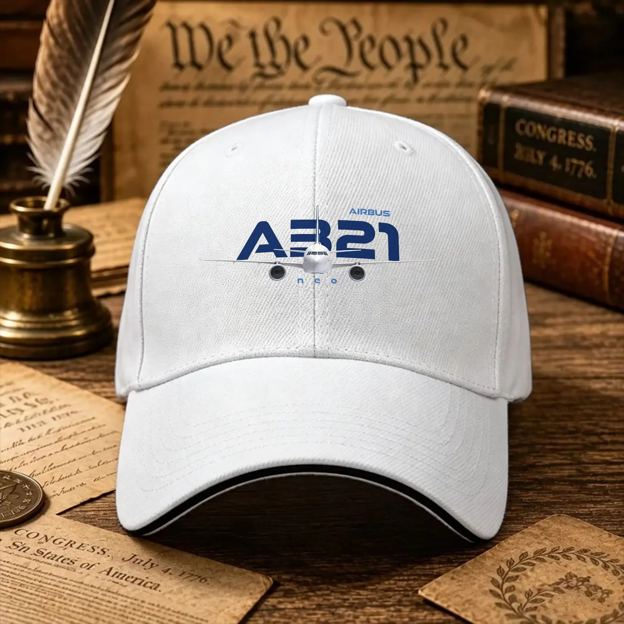 Airbus A321 Neo Sun Baseball Cap  Spring Design Print Hip Hop Hats For Couple Women Hiking Fishing Baseball Caps