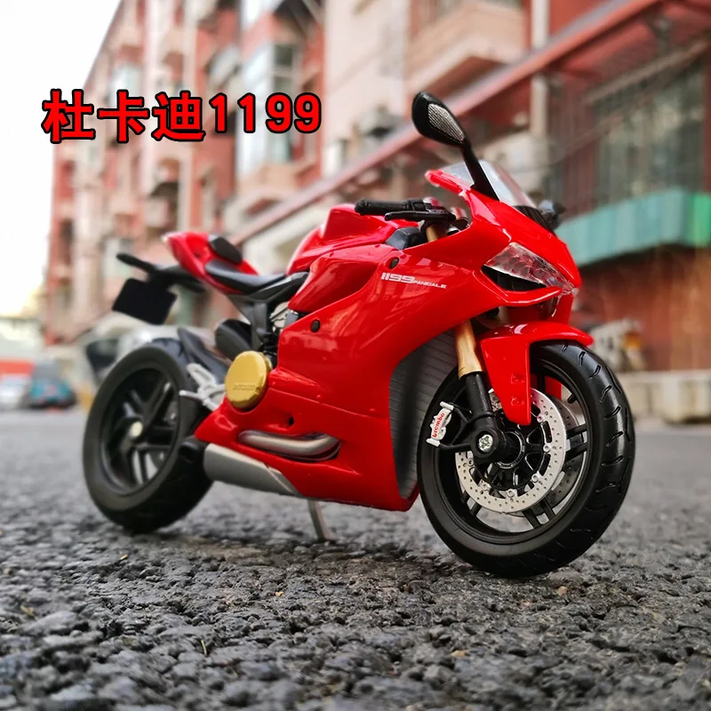 

Maisto 1:12 DUCATI 1199 Panigale Alloy Sports Motorcycle Model Diecasts Metal Toys Race Motorcycle Simulation Model Kid Toy Gift