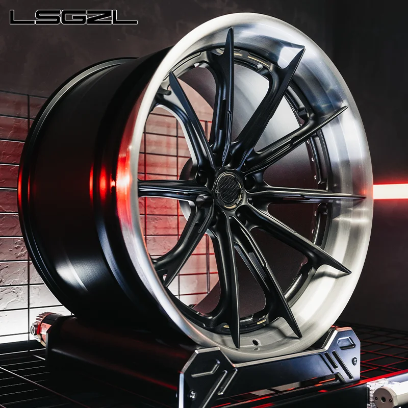 Custom Forged Alloy Car Racing Wheel Rim 18 19 20 21 22 Inch Deep Dish Wheel for BMW Urus Nissan GTR C8 5x114.3 5x130 25