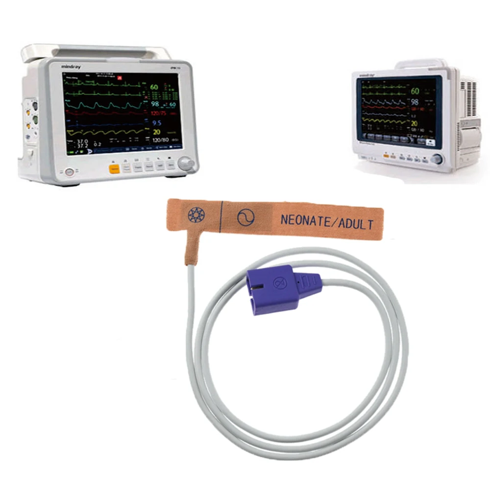 Compatible with Nelcor With Oximax Patient Monitor, Bandage Material, Disposable SPO2 Probe Sensor for Pulse Oximaxer