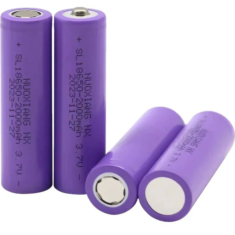 18650 3.7V 2000mAh Lithium Battery for High-powered Flashlight Alarm Clock Electric Toothbrush Razor Rechargeable Batteries