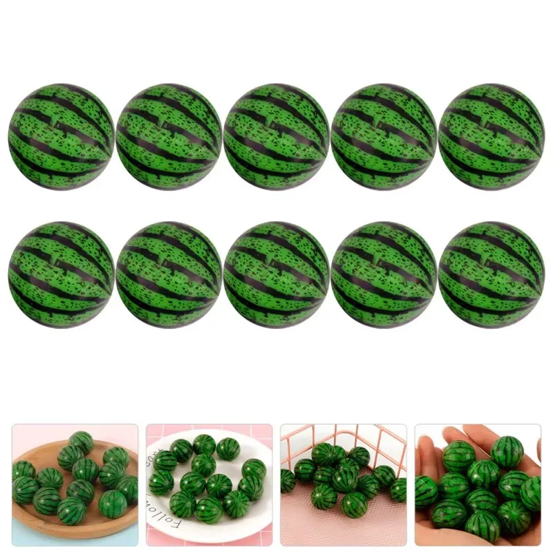 6 pçs melancia bola elástica brinquedo de halloween ao ar livre pai-filho brinquedo interativo exercício mão olho coordenação habilidade brinquedo