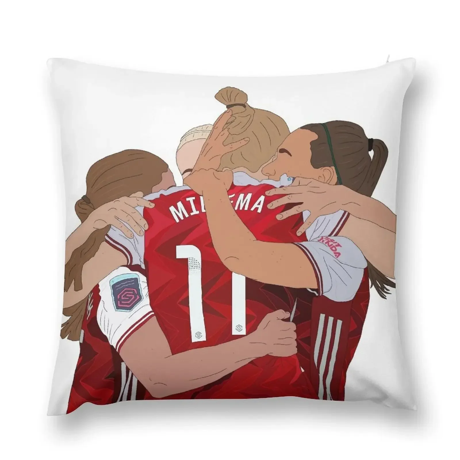 Vivianne Miedema WSL top goal scorer Throw Pillow Bed pillowcases Cusions Cover pillow