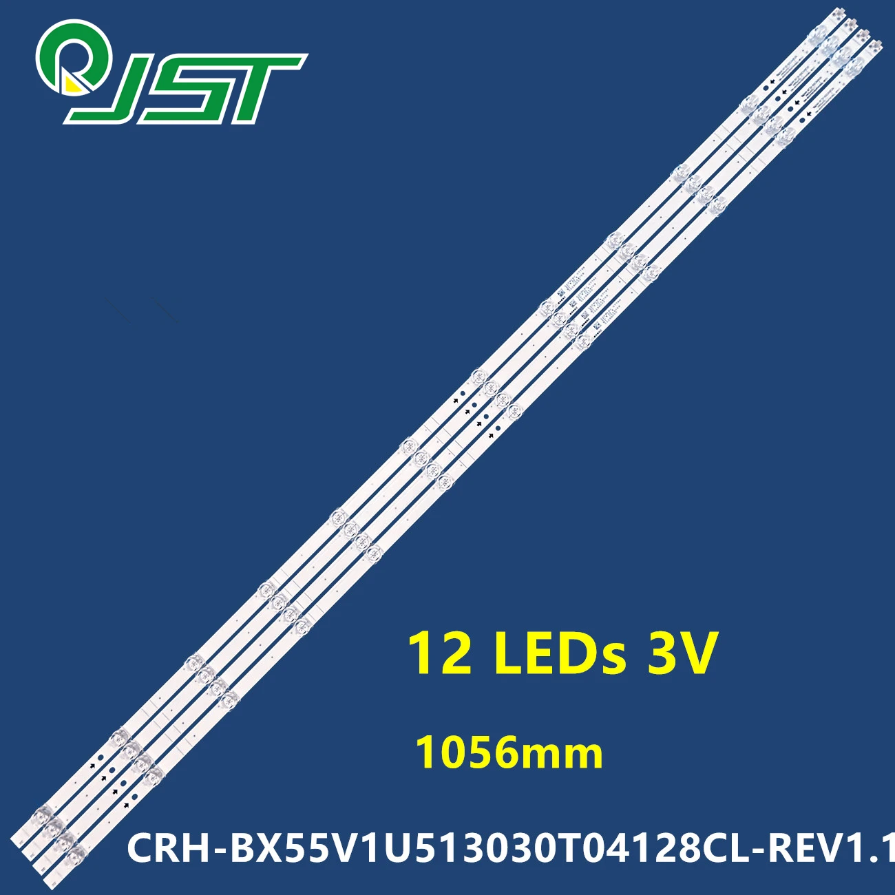 4pcs/Kit LED Strip for CRH-BX55V1U513030T04128CL-REV1.1 HD550V1U51-T0L4 T0L2B1\S0\GM\ROH H55B7300 H55B7300UK H55B7100 H55B7100UK