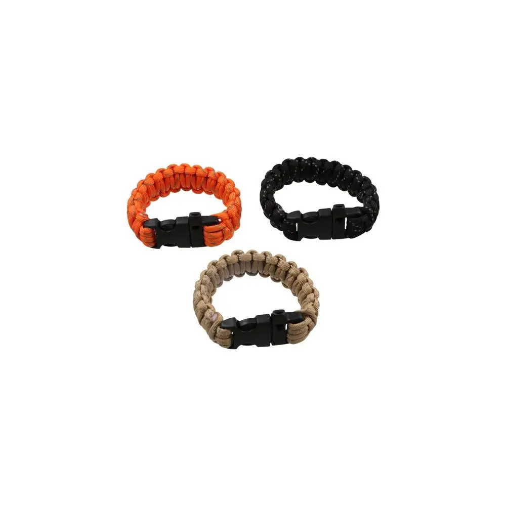 Glowing Plaited Rope With Whistle Tools Survival Saving Bracelet Bracelet Corde Nine Core Reflective Reflective Bracelet