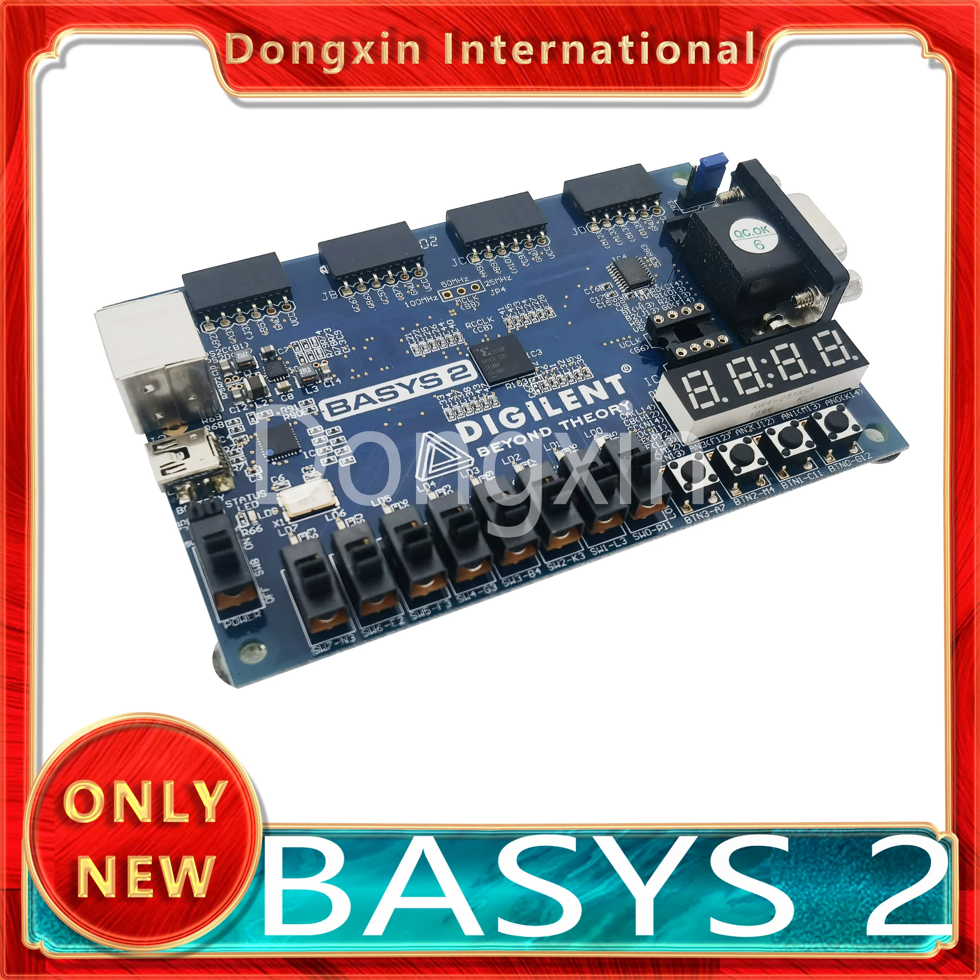 BASYS 2 XC3S100E Spartan-3E FPGA CPLD Evaluation Board 410-155 Xilinx