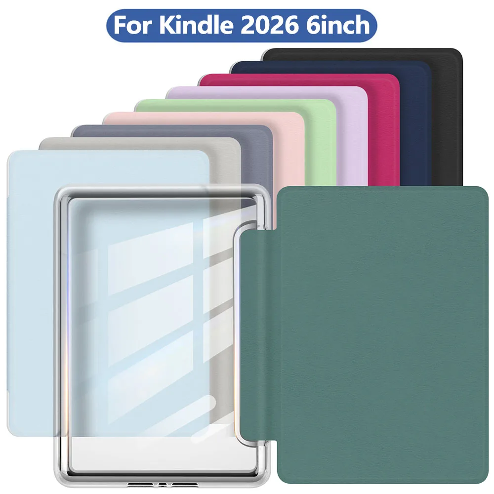 Acrylic Case for Kindle 6 Inch 2026 Release 12th Generation Model No. LP38MA Z8PC57 Protective Cover Pouch 6'' Accessories