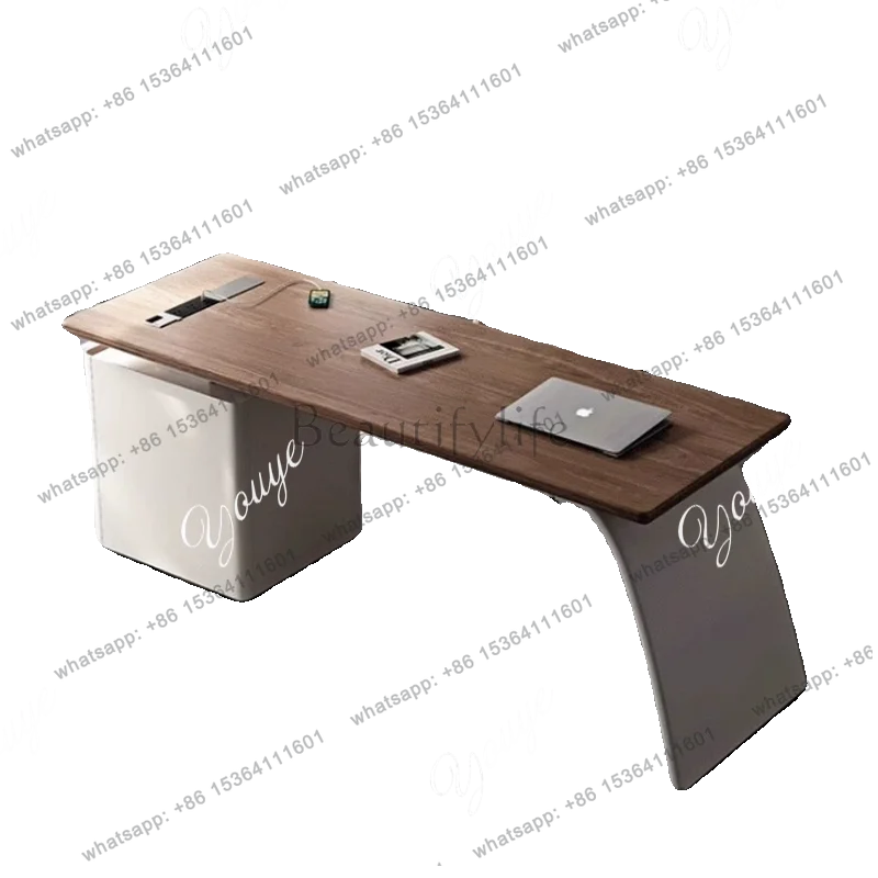 

Medieval Style Desk Study Home Office Computer Desk Writing Desk Light Luxury Modern Simple French Style