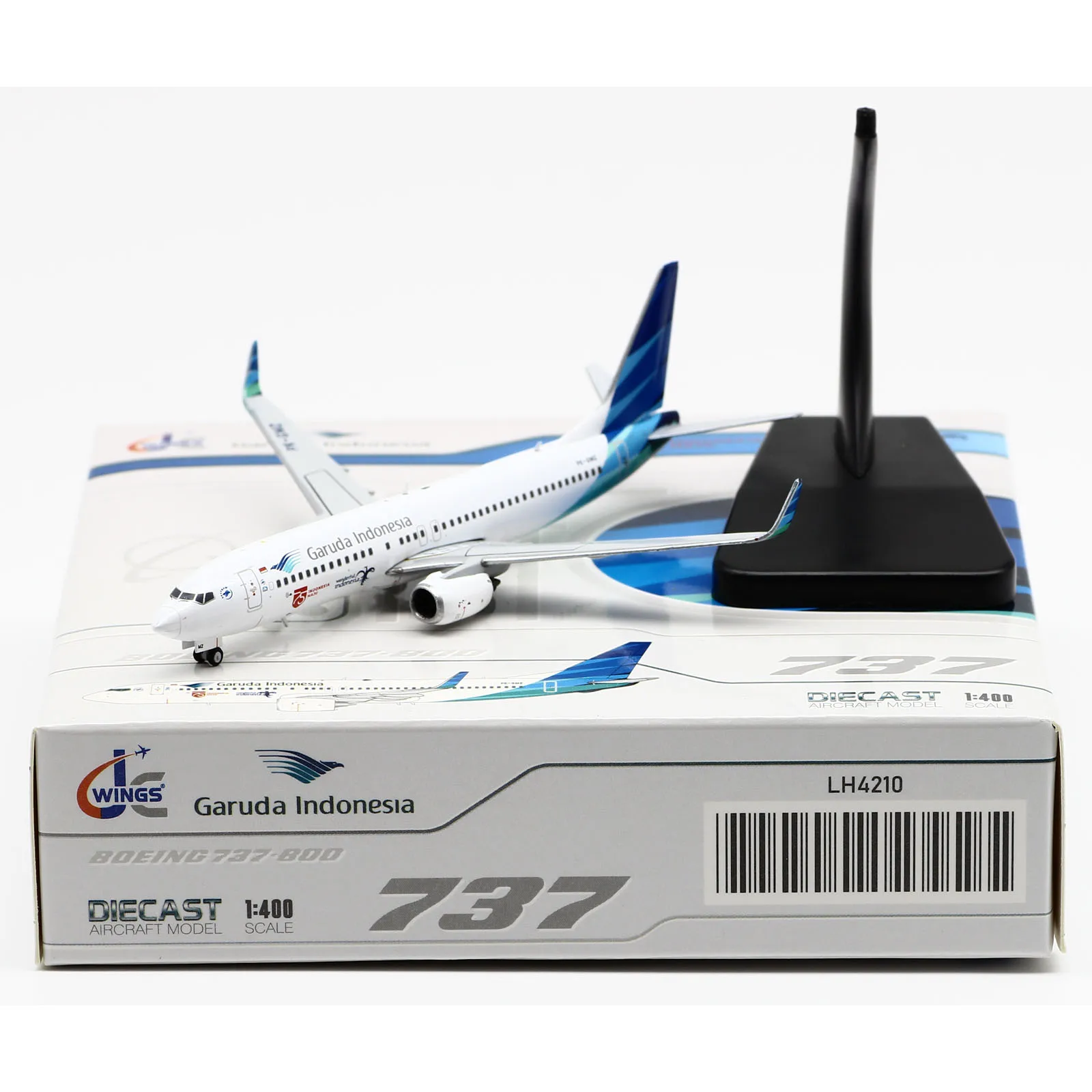 LH4210 Alloy Collectible Plane Gift JC Wings 1:400 Garuda Indonesia 