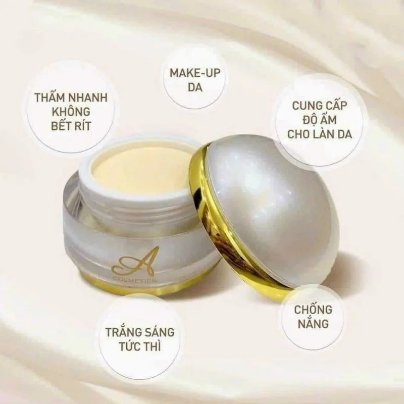 Kem Face Phap Tri Nam Tan Nhang Ngan Ngua Mun Tham Whitening Brightening Skin Care Cream 50ml