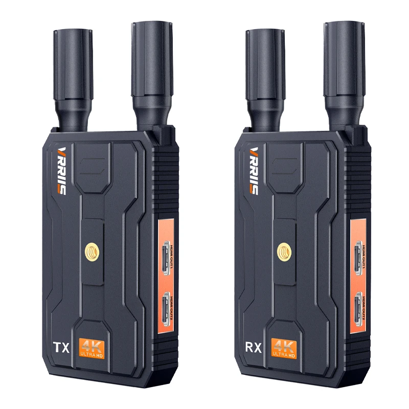 MS4K 656FT/200Meters HDMI Wireless Video Transmitter Perfect to Use for Cameras Live Streaming Outdoor Shooting Events 1TX to 8T