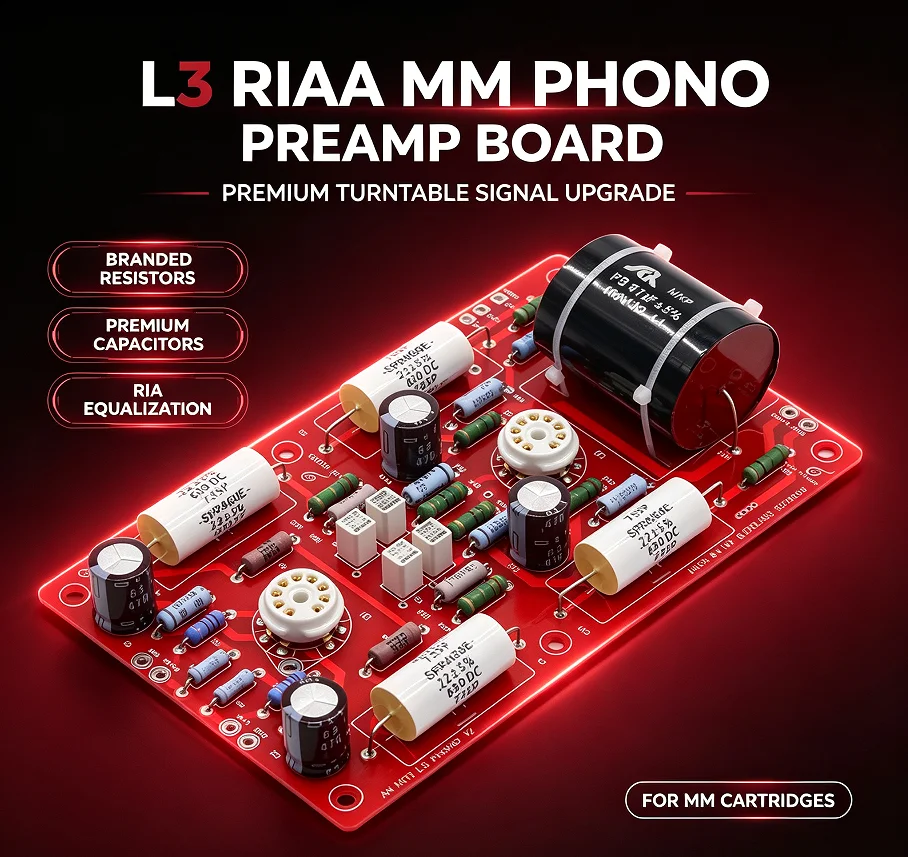HiFi L3 Röhren-Phono-Board-Bausatz Audio-Verstärker RIAA MM Phono-Board