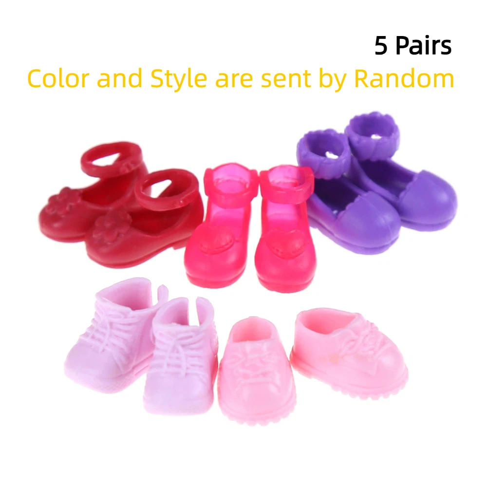 

5 пар модной обуви и ботинок для кукол-сестер, подарок для детей