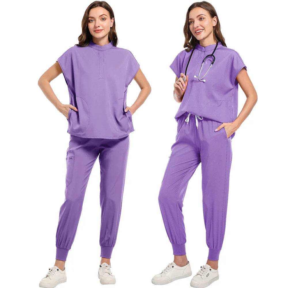 Medical Uniform Scrub Hospital Working s Set Wholesale Nursing  Uniforms Women Healthcare Pharmacy Clinic Work Clothes