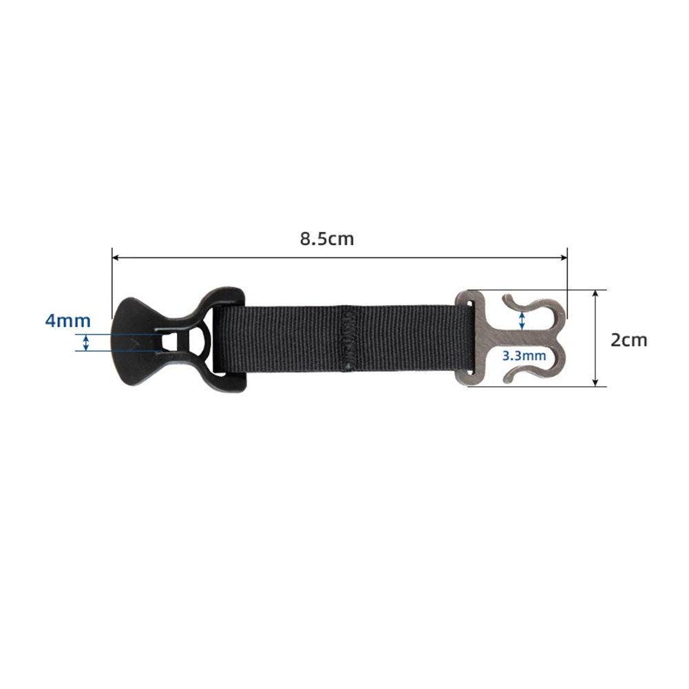 Imagem -03 - Tensor de Corda de Fivela de Tenda de Acampamento Ganchos de Toldo Suporte de Corda de Vento Porta Dupla Pull-up Acessórios de Tendas de Caminhada ao ar Livre