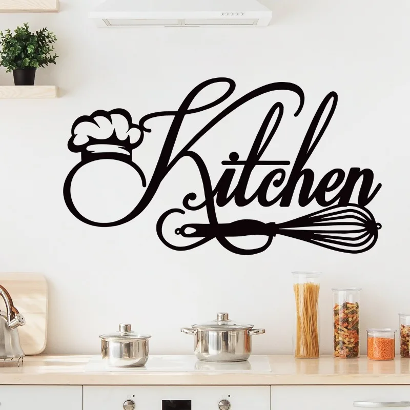 European Simple INS Style English Phrase Wall Stickers Self-Adhesive Decals for Kitchen Dining Room Home Decor
