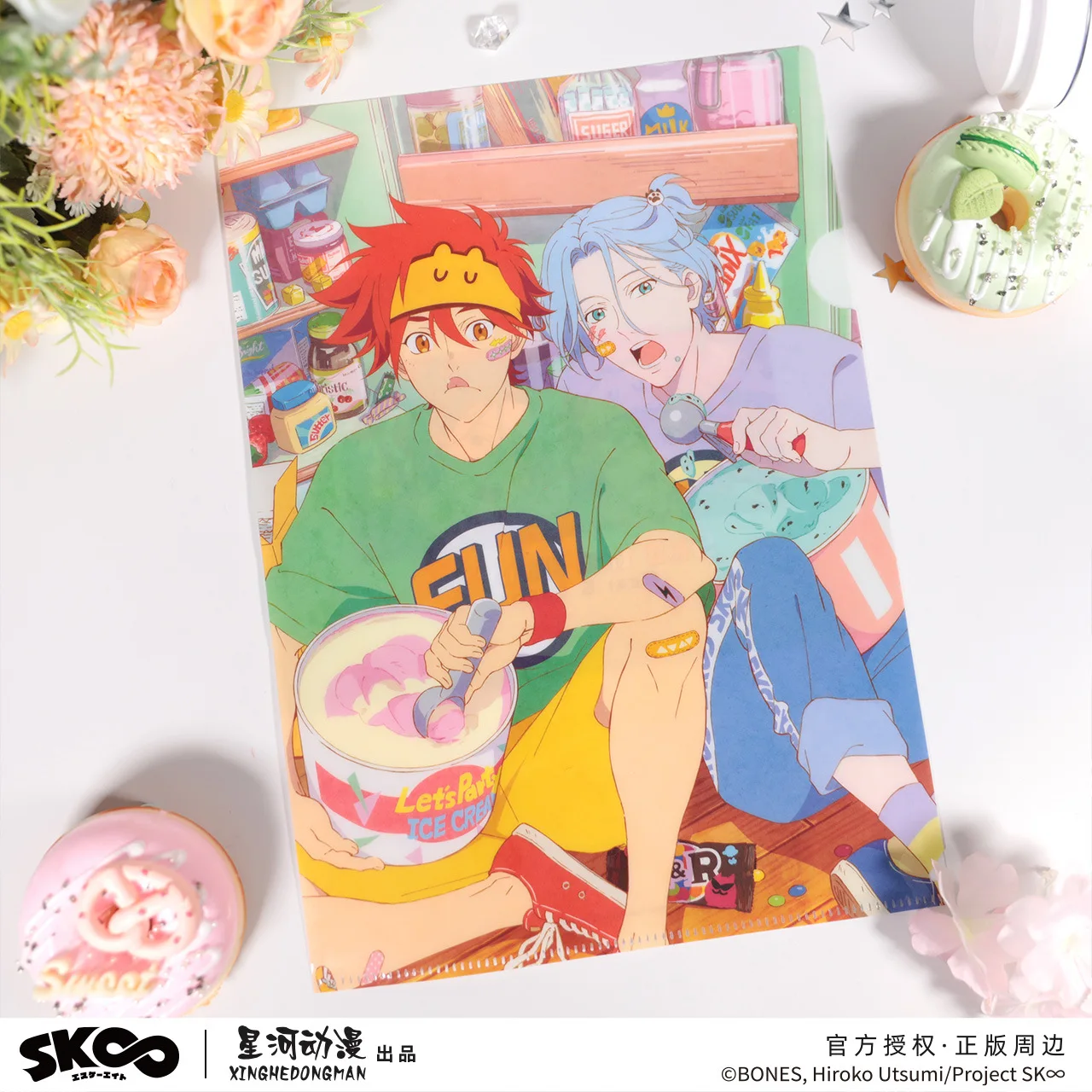 SK8 the Infinity Reki Kyan Langa Hasegawa Snow China Official Authorization Collection PVC Clear File