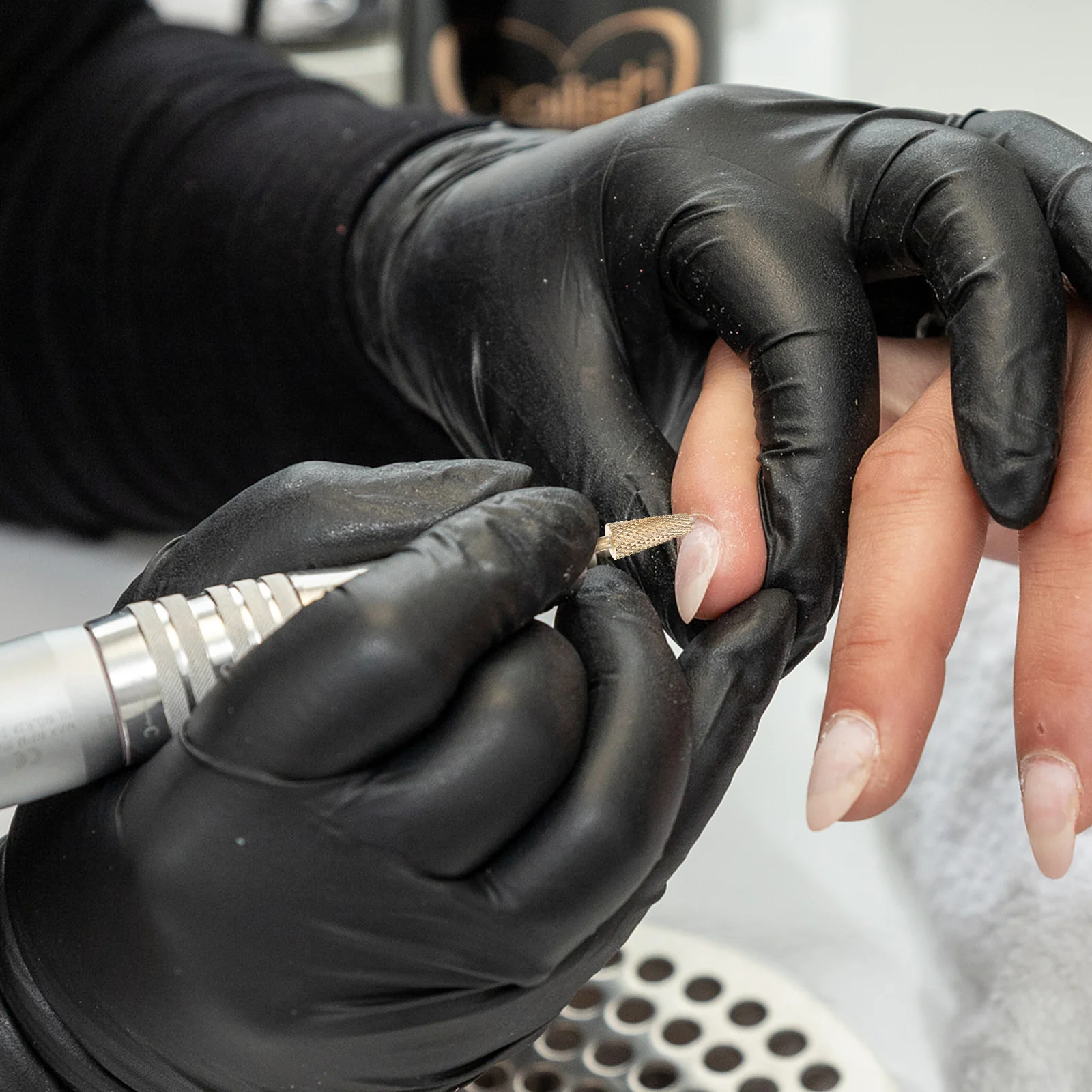 Głowica polerska do paznokci z węglika wolframu, frez do manicure, wiertło szlifierskie do elektrycznej frezarki do paznokci, narzędzia do modelowania kształtu.